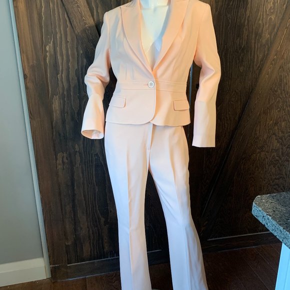fully lined louben size 6 pastel sorbet suit - Picture 1 of 9